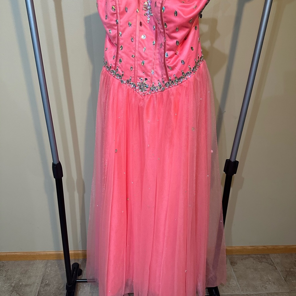 Pink Embellished Gown